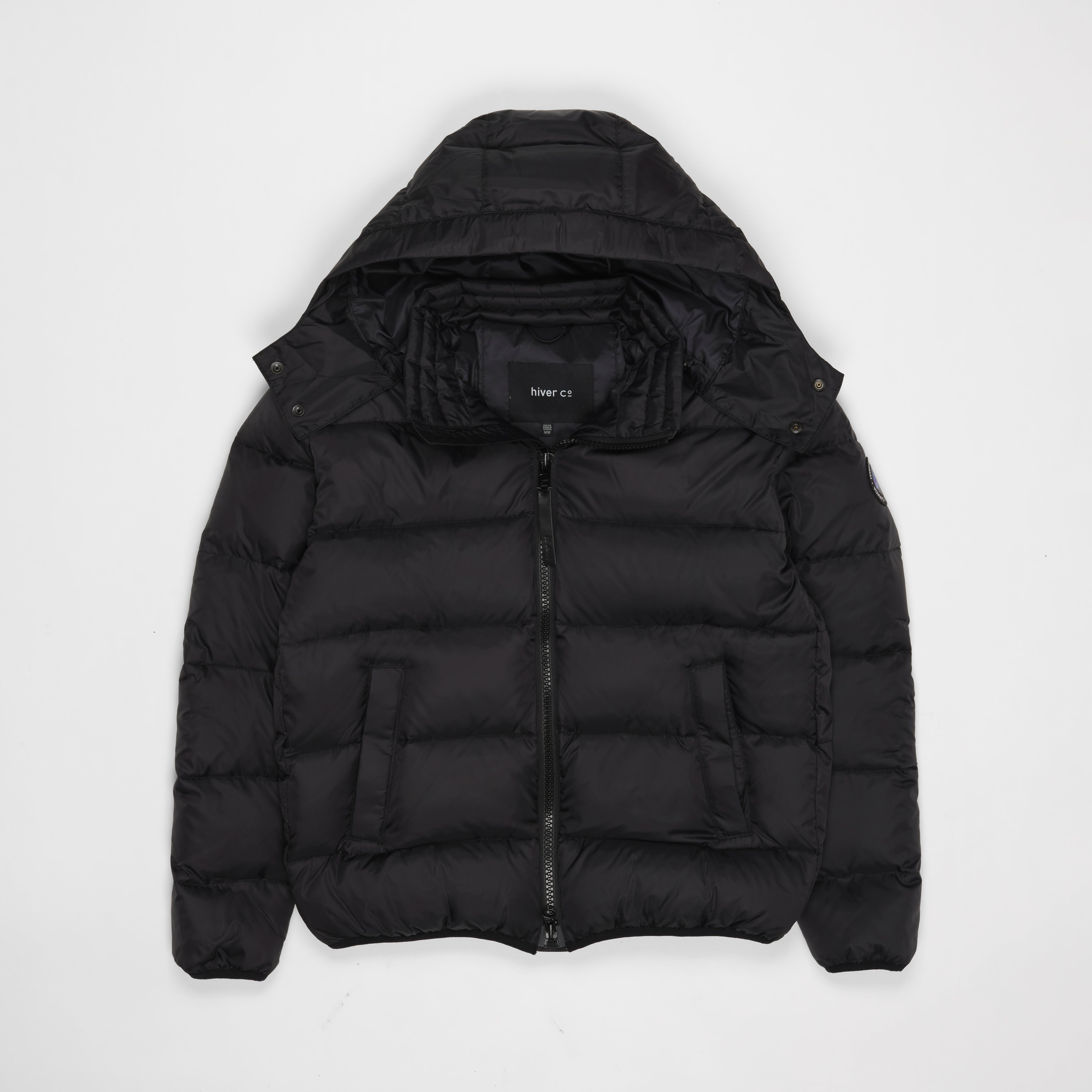 アウターその他 BADBLOOD Dusky reversible puffer jacket black nylon w-jkt23-055] Dusky reversible puffer jacket - black nylon