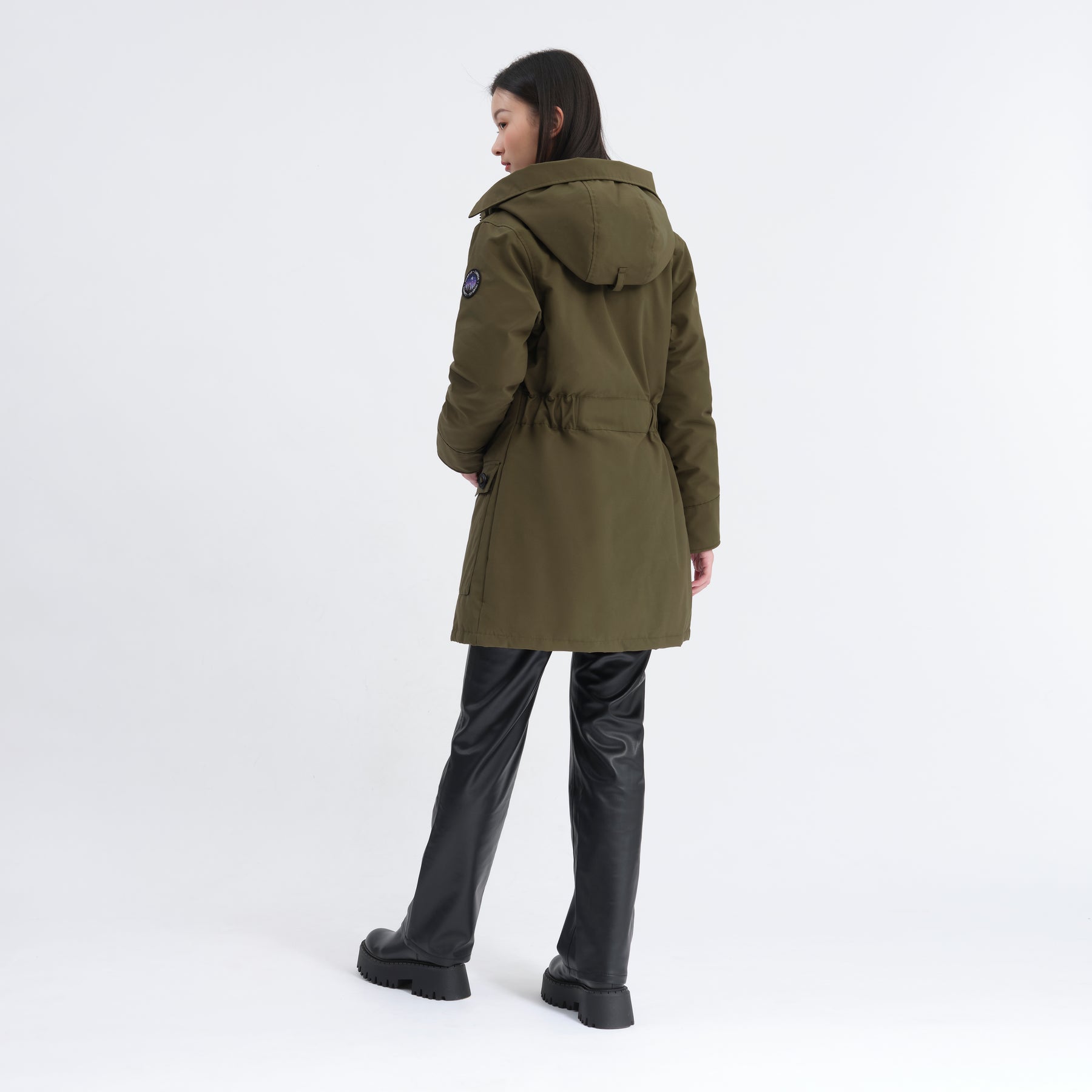 Canada goose kinley parka clearance green